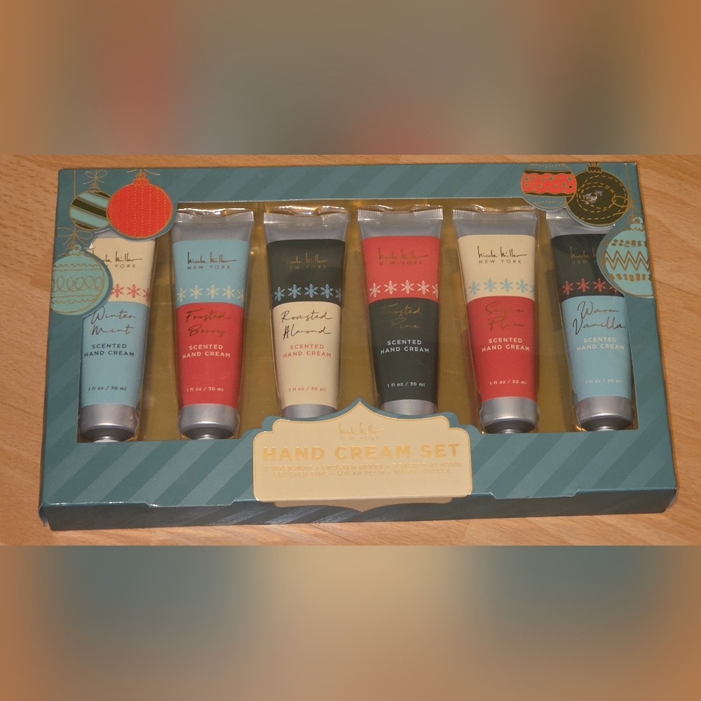 Nicole Miller New York 6pc Hand Cream Gift Set NEW